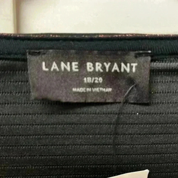 Lane Bryant Classic Flutter Sleeve V-Neck Perplum Top Size 18/20 Copper NWT - Picture 5 of 9